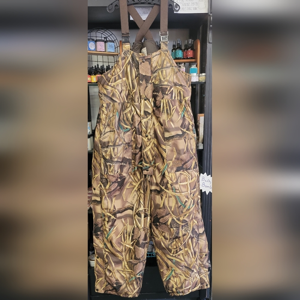 Walls Mens Overalls - Brown and Green Camouflage